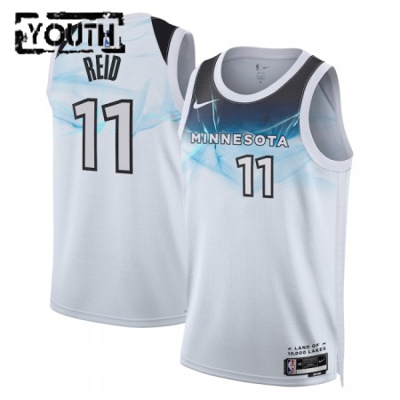 Dres Minnesota Timberwolves Naz Reid Nike 2024-25 City Edition Bijela Swingman - Dječji
